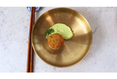 Coquilles met Miso-boter-korst