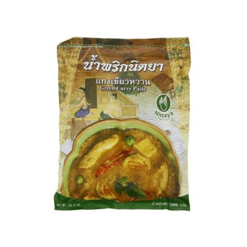 Nittaya green curry clearance paste