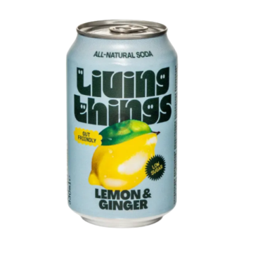 Citroen & Gember Sparkling Soda (Living Things) 1x (12x330ml)