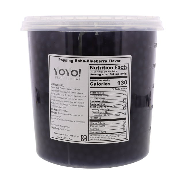 Blueberry Popping YoYoTea