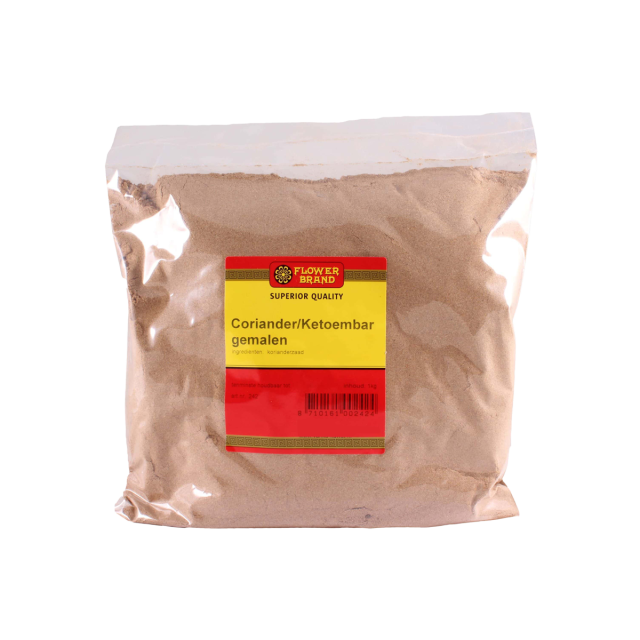 Coriander Seed Powder Flower Brand 8x1kg