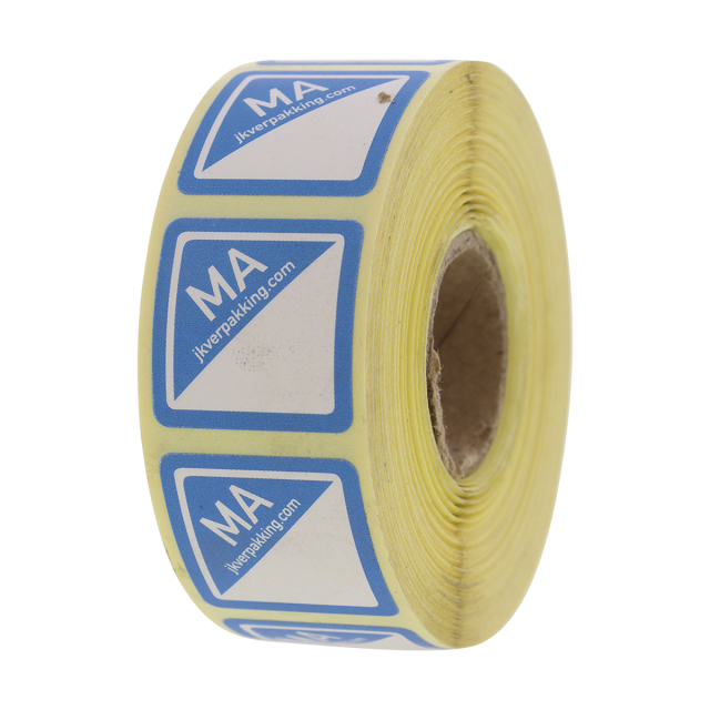 Daglabel MAANDAG blauw