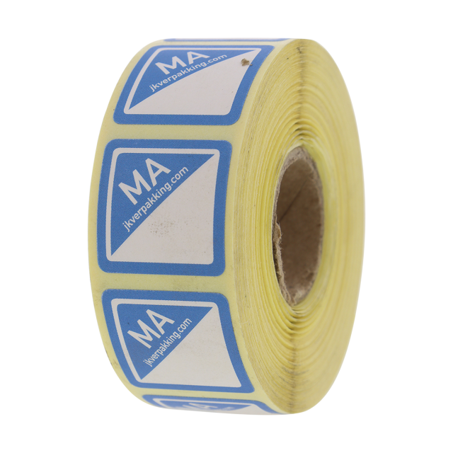 Daglabel MAANDAG blauw