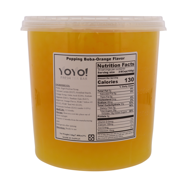 Orange Popping YoYoTea