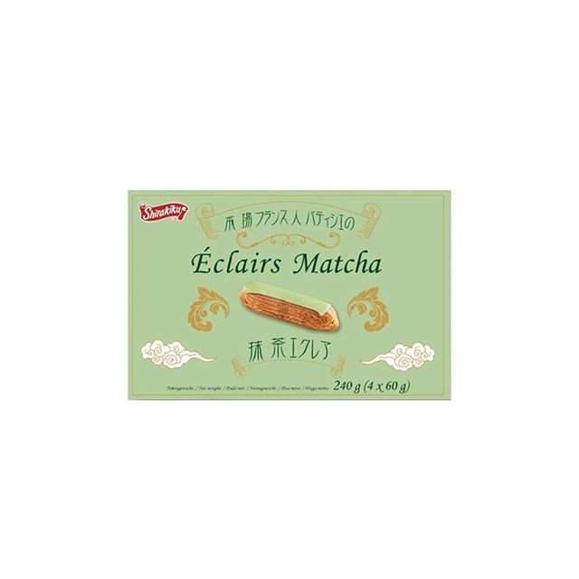 matcha_eclairs_4pcs__shirakiku__240g