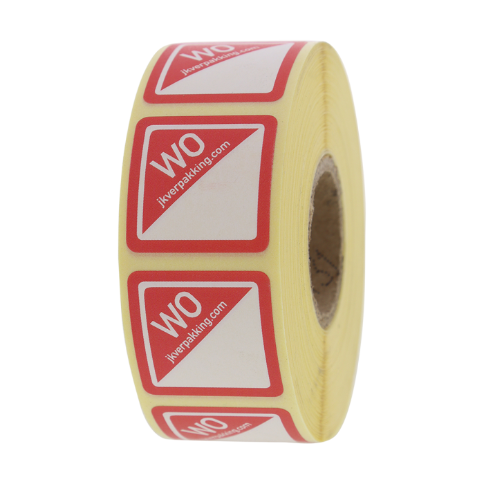 Daglabel Woensdag rood