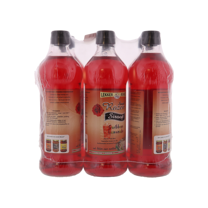 Rose Syrup Lekker Bekkie 6x500ml